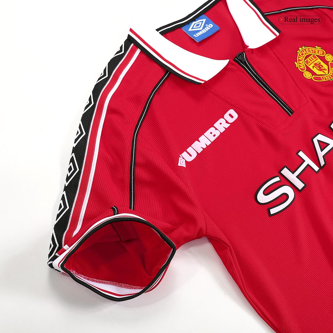 Manchester United Hemmatröja 98/00 Retro Tröja
 Röd