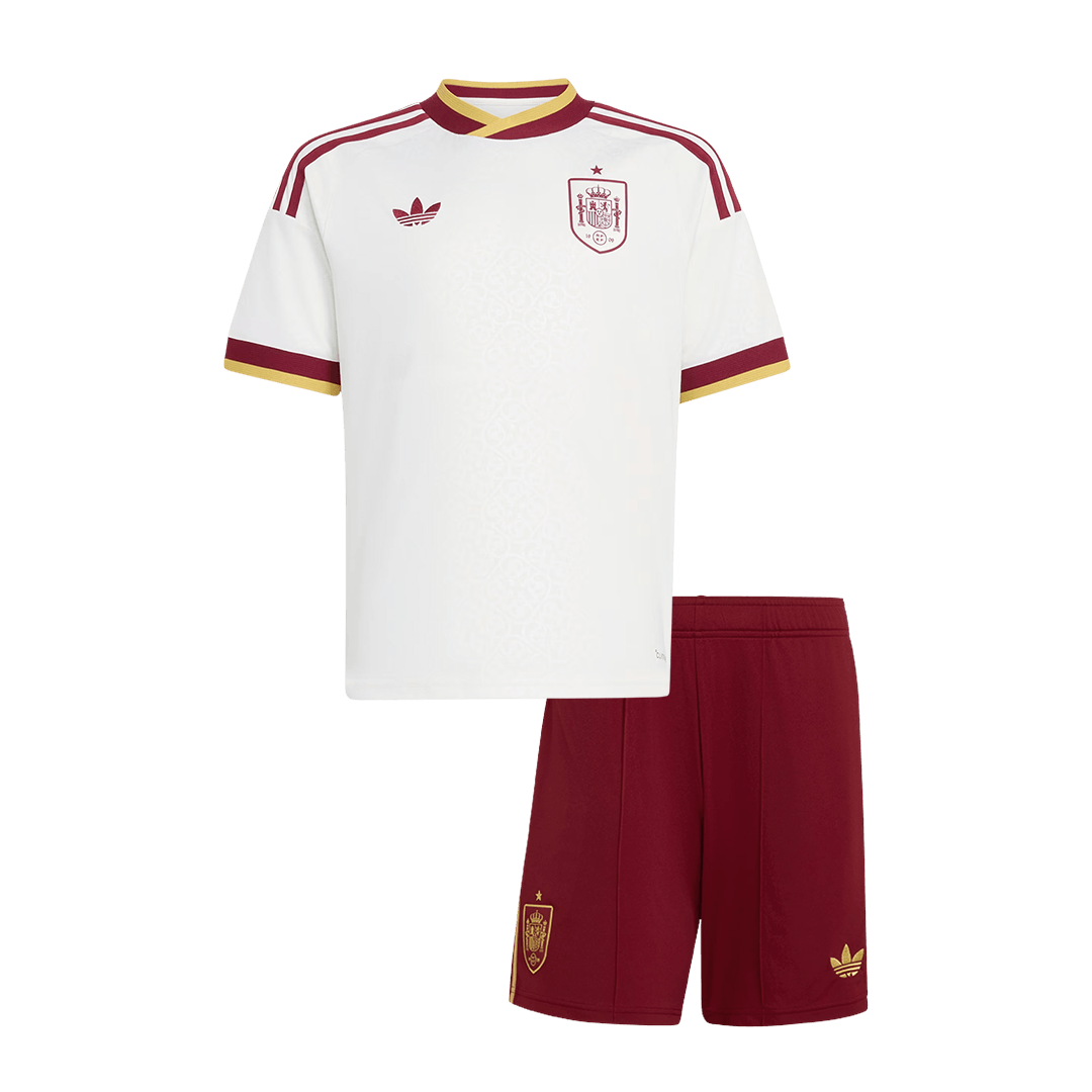 Spanien Tröja 2026 Borta Vit Barn