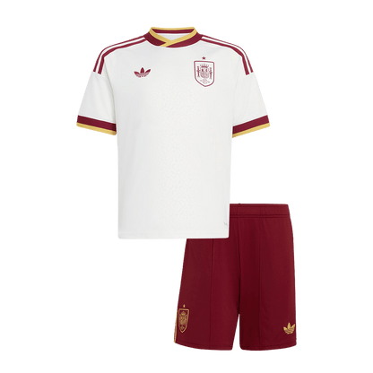 Spanien Tröja 2026 Borta Vit Barn