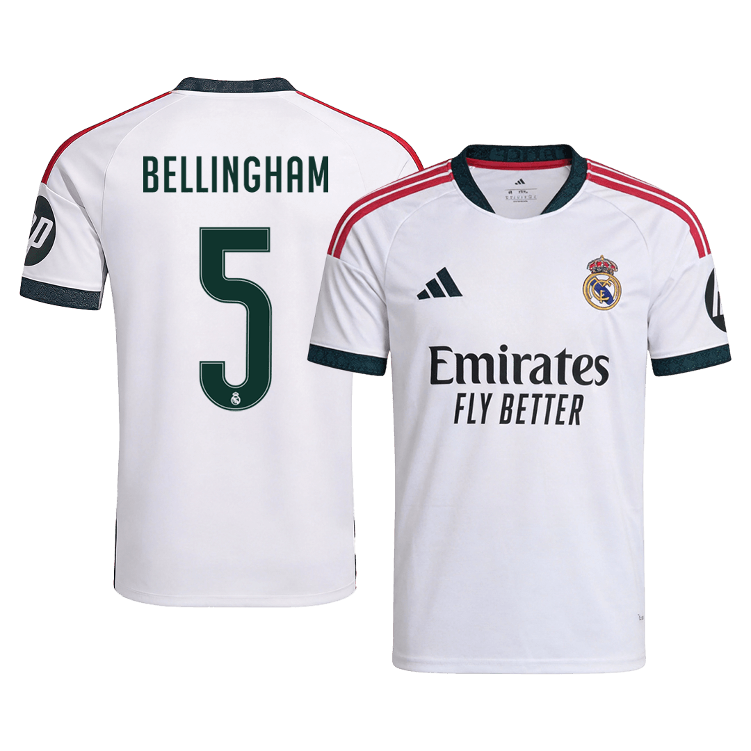 BELLINGHAM #5 Real Madrid Tröja 2026/27 Hemma Premium Vit