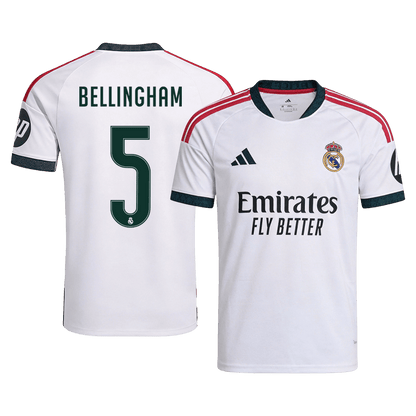 BELLINGHAM #5 Real Madrid Tröja 2026/27 Hemma Premium Vit