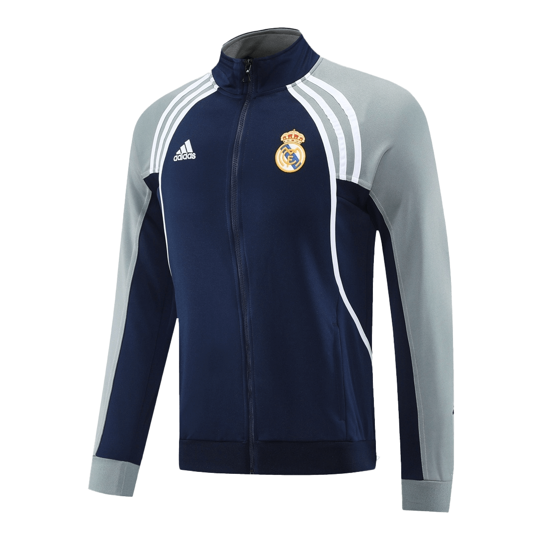 Real Madrid Träningsset (Jacka+Byxor) 2025/26 Mörkblå-12