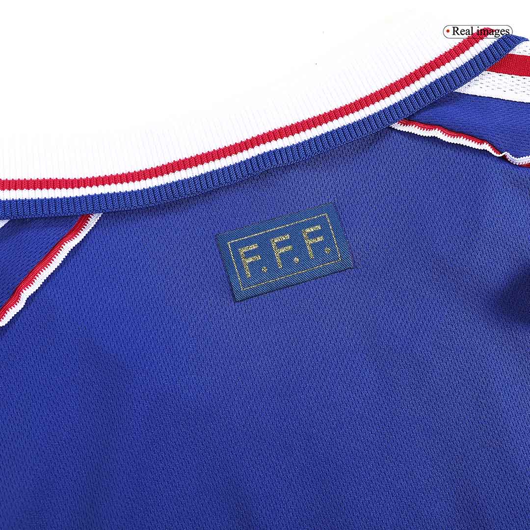 Frankrike Hemmatröja 1998 Retro Tröja
 Blå-3