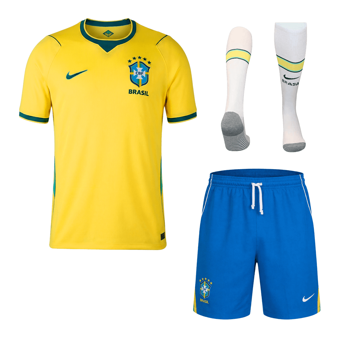 Brasilien Tröja Hemmaställ 2026 Gul