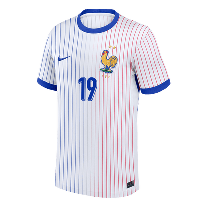 Frankrike Tröja FOFANA #19 Euro 2024 Borta Vit-8