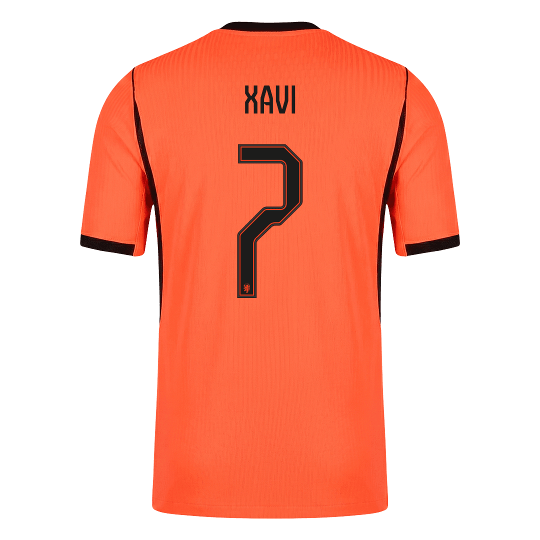Nederländerna Tröja XAVI #7 2026 Hemma Autentisk Orange