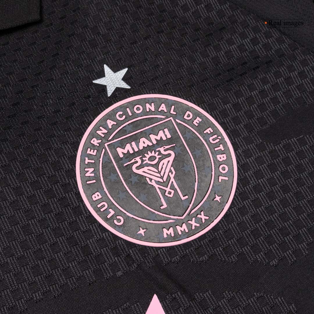 Inter Miami CF Tröja 2026 Borta Autentisk Svart-8