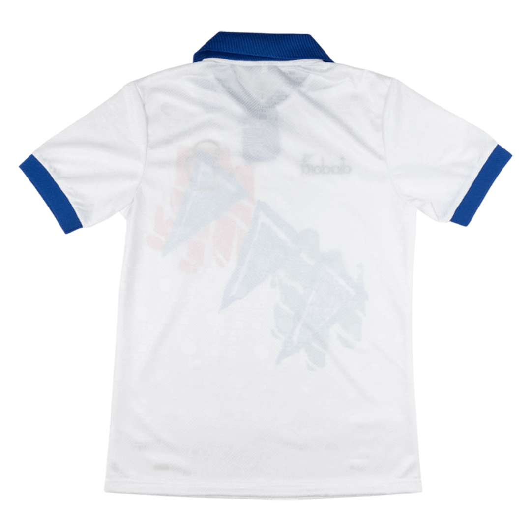 Italien Före matchtröja 1994 Retro Tröja
 Vit-7