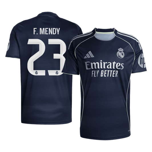 F.MENDY #23 Real Madrid Tröja 2025/26 Borta Premium Mörkblå