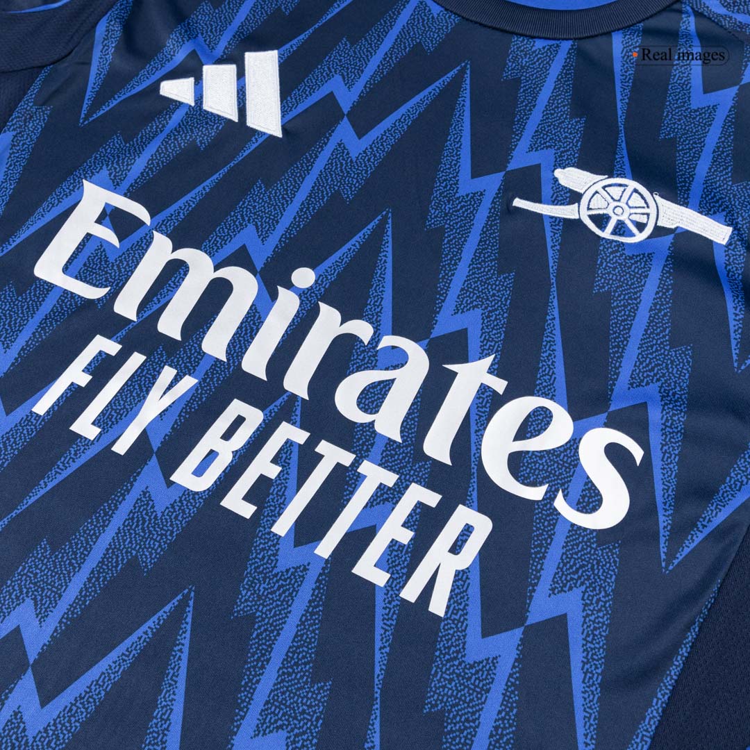 Arsenal Tröja 2025/26 Borta Långärmad Mörkblå-5
