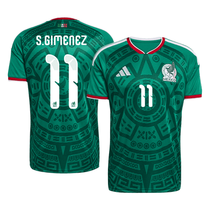 S.GIMENEZ #11 Mexiko Tröja 2026 Hemma Premium Grön