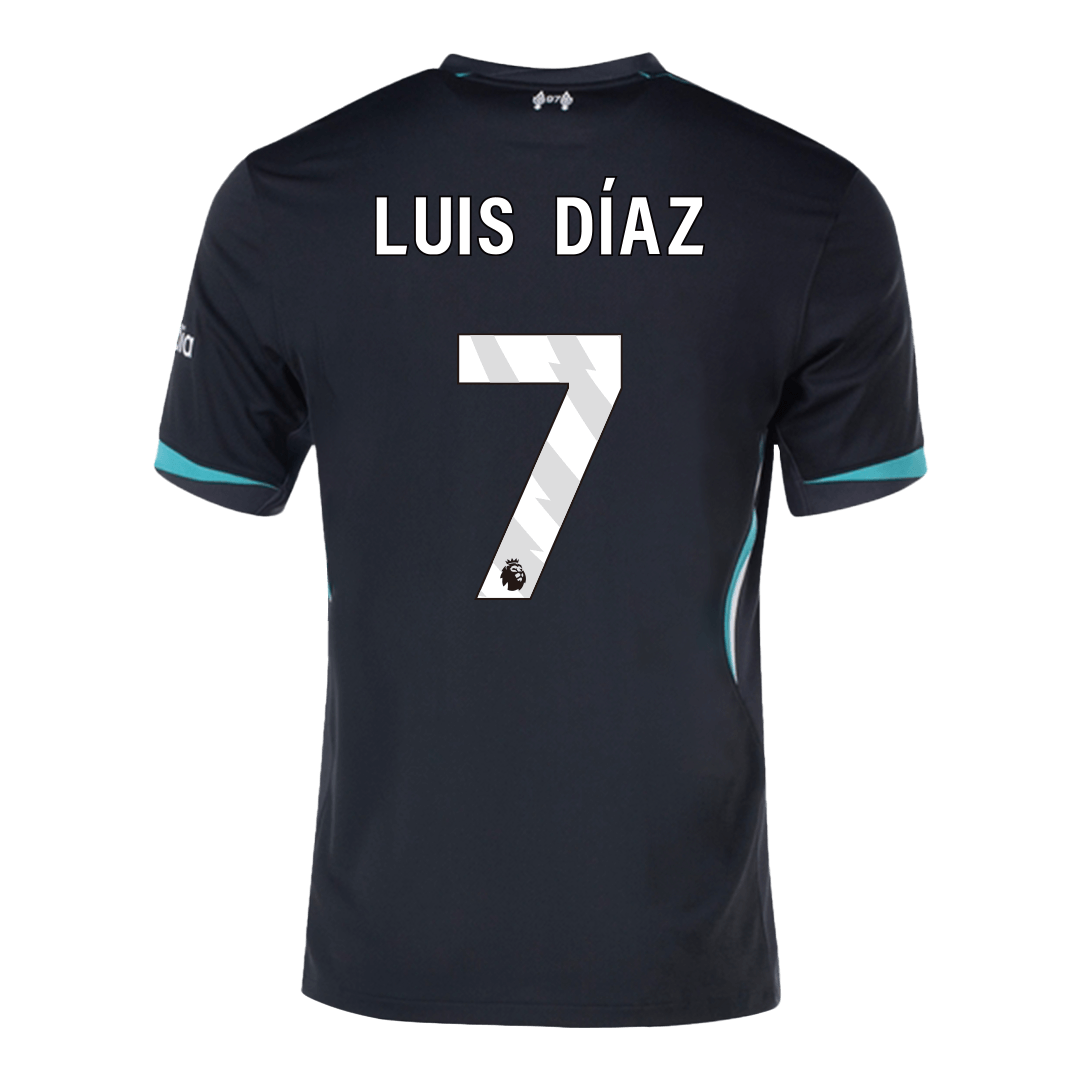 Liverpool Tröja LUIS DÍAZ #7 2024/25 Borta