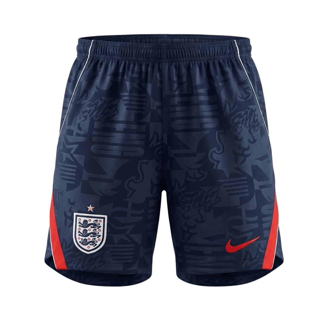 England Shorts 2026 Borta Mörkblå