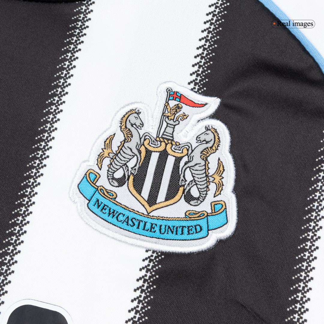 Newcastle United Tröja 2025/26 Hemma Svart & Vitt Barn-11