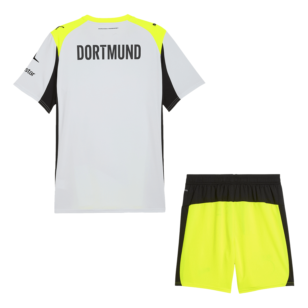 Borussia Dortmund Tröja Bortaställ 2025/26 Grå-10