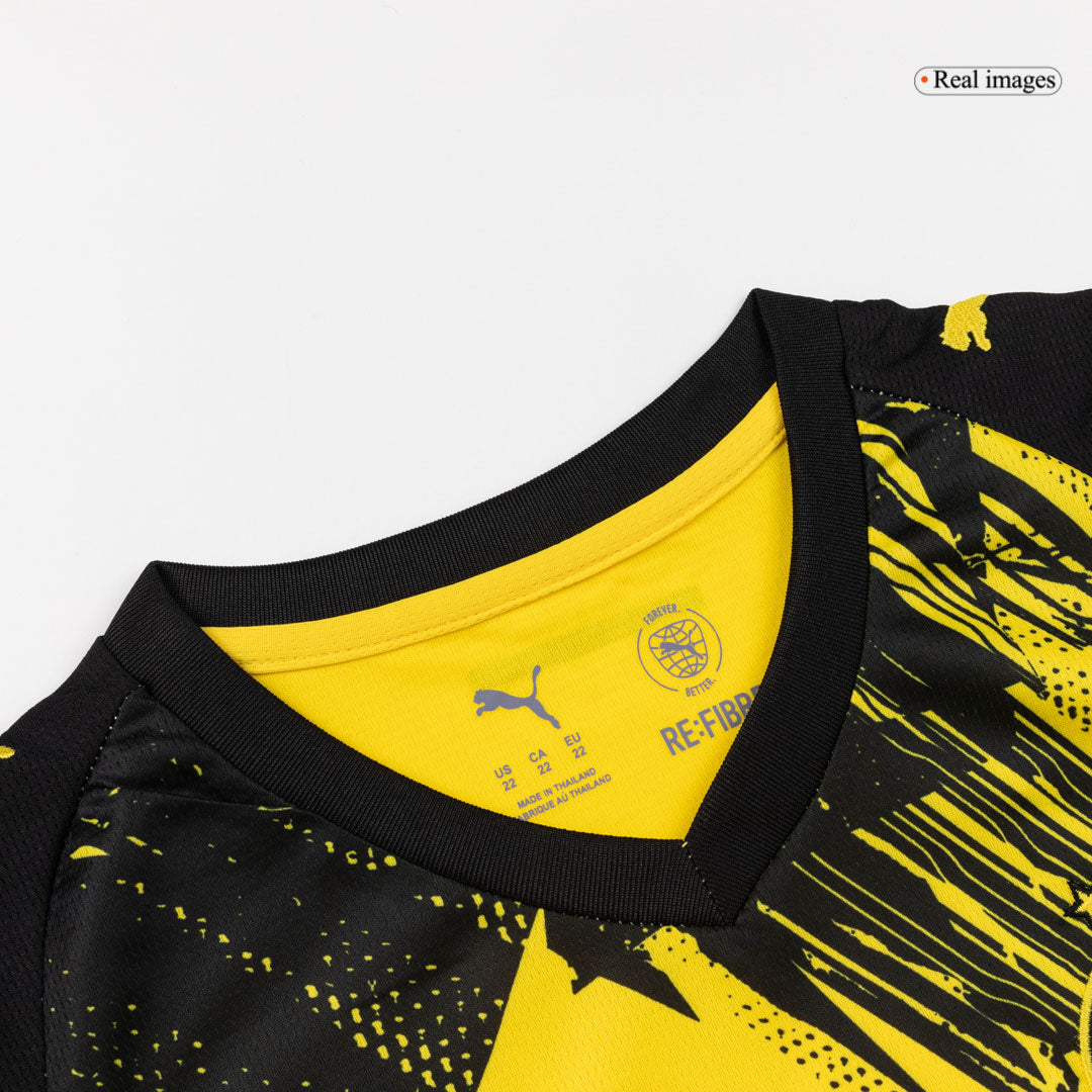 Borussia Dortmund Tröja 2025/26 Hemmaställ Gul Barn-13