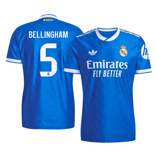 Real Madrid Tröja BELLINGHAM #5 2025/26 Tredje Blå