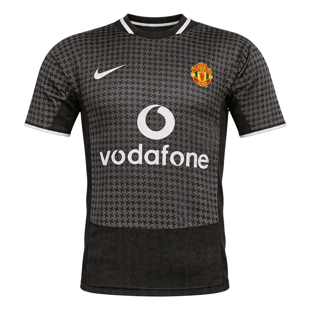 Manchester United Bortatröja 2003/05 Retro Tröja
 Svart