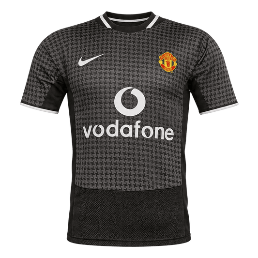 Manchester United Bortatröja 2003/05 Retro Tröja
 Svart