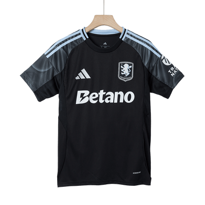 Aston Villa Tröja 2025/26 Borta Svart-10