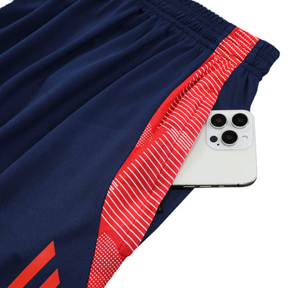 Manchester United Shorts 2024/25 Före match Mörkblå-4