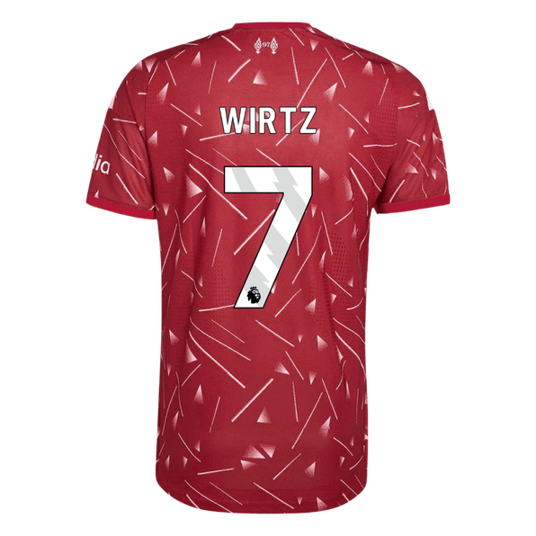 Liverpool Tröja WIRTZ #7 2026/27 Hemma Autentisk Röd-3