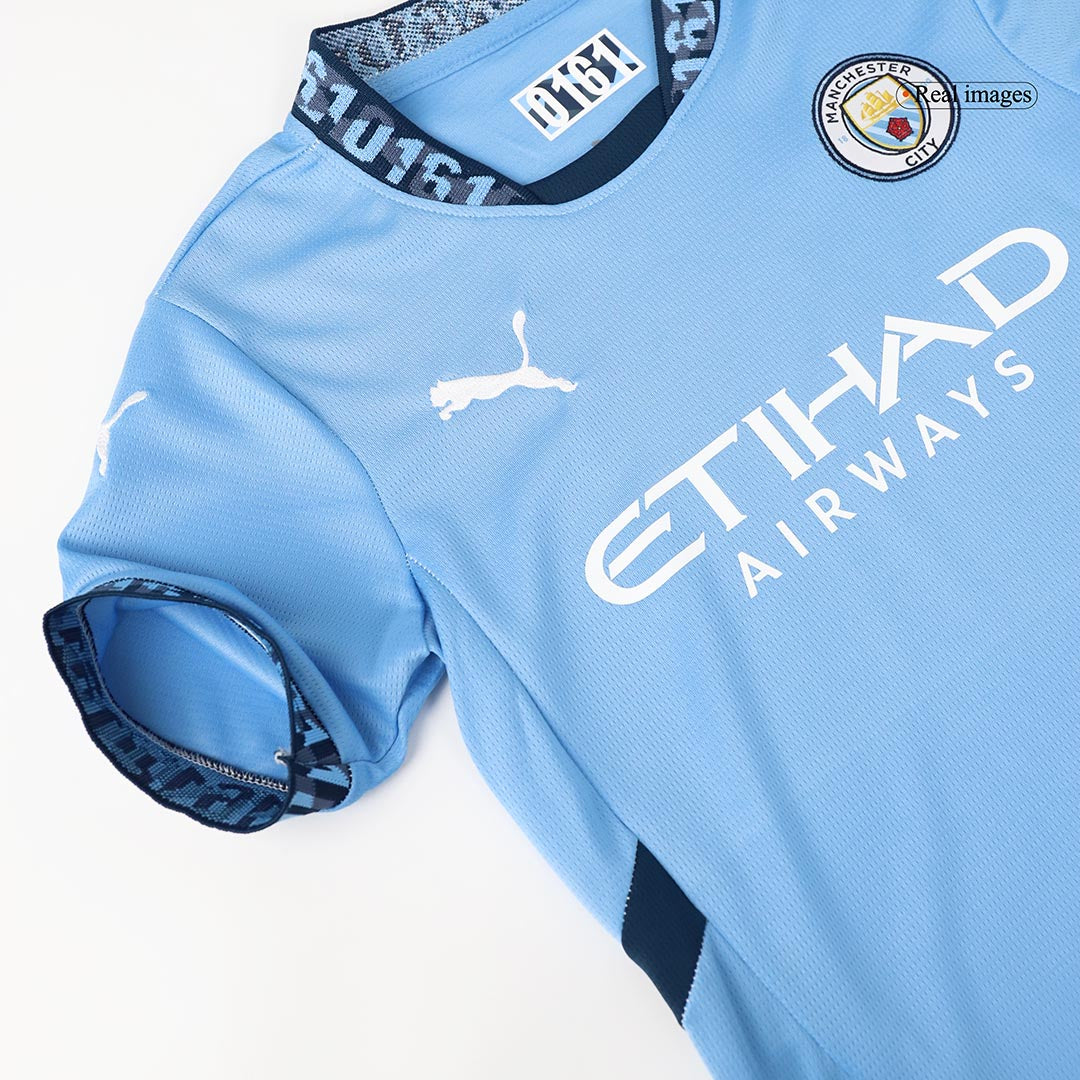 Manchester City Tröja 2024/25 Hemma Blå Barn