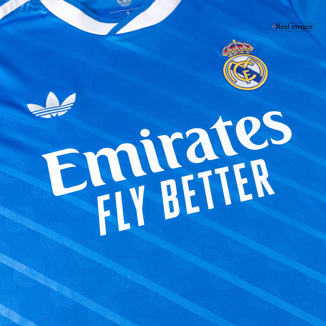 Real Madrid Tröja 2025/26 Tredje Långärmad Blå