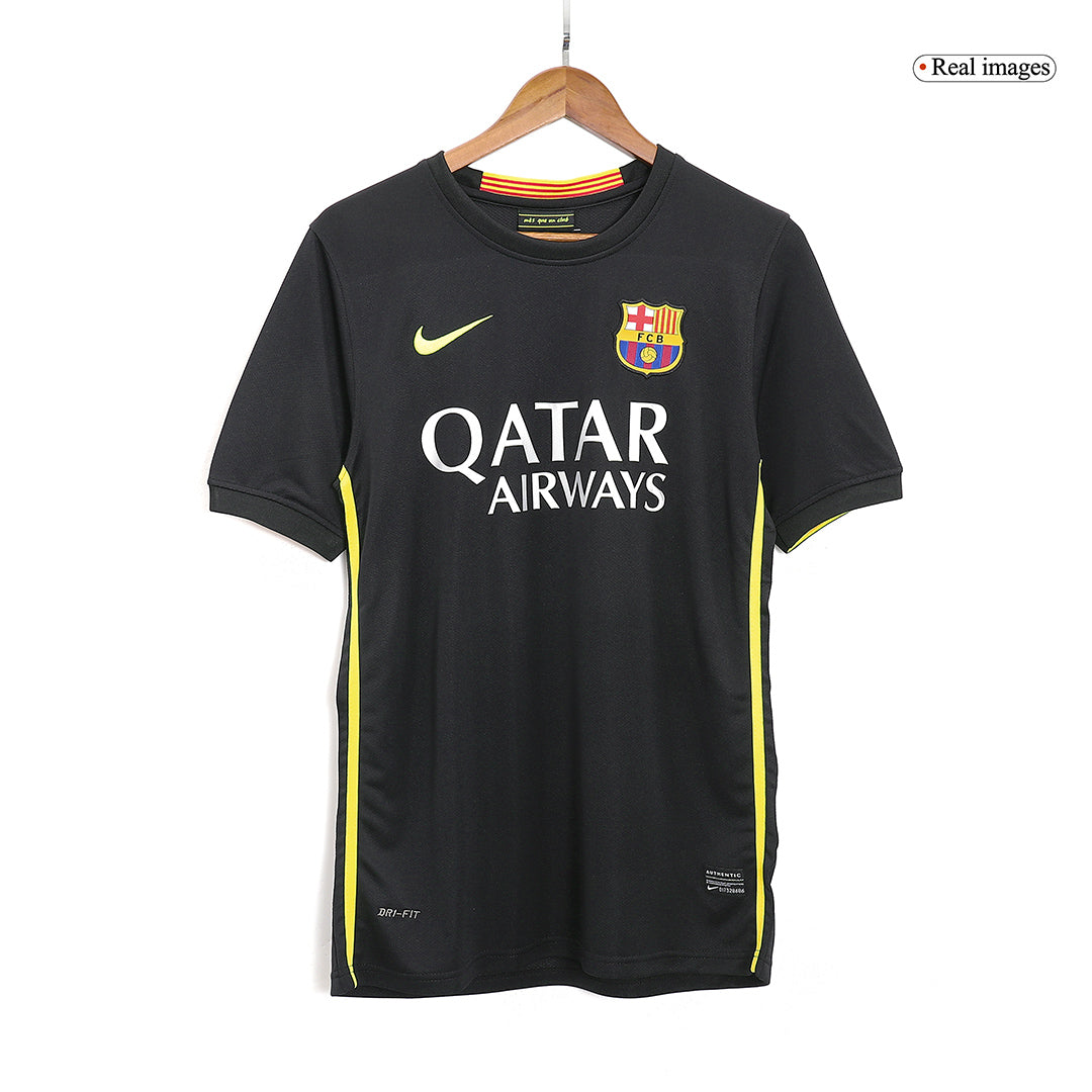 Barcelona Tredjetröja 2013/14 Retro Tröja
 Svart-9