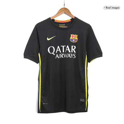Barcelona Tredjetröja 2013/14 Retro Tröja
 Svart-9