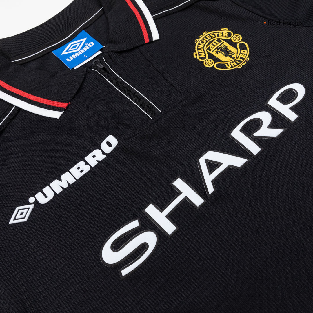 Manchester United Bortatröja 1998 Retro Tröja
 Svart-4