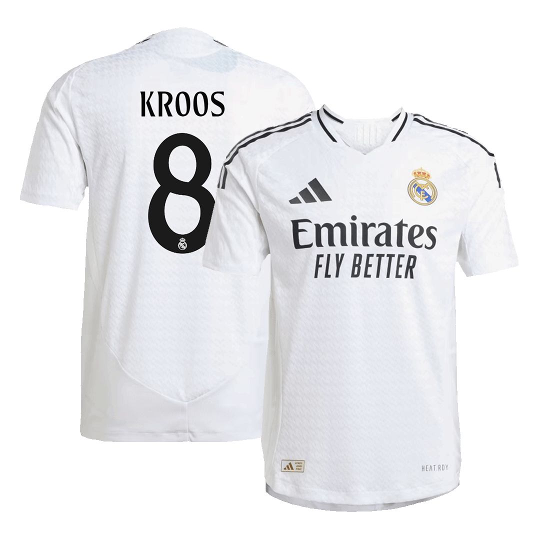 Real Madrid Tröja KROOS #8 2024/25 Hemma Vit