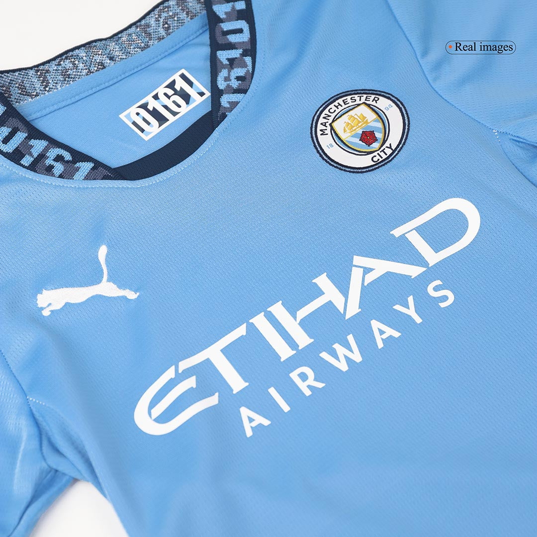 Manchester City Tröja 2024/25 Hemma Blå Barn