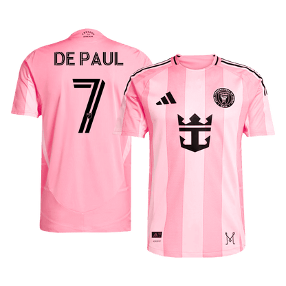 Inter Miami CF Tröja DE PAUL #7 2025 Hemma Rosa
