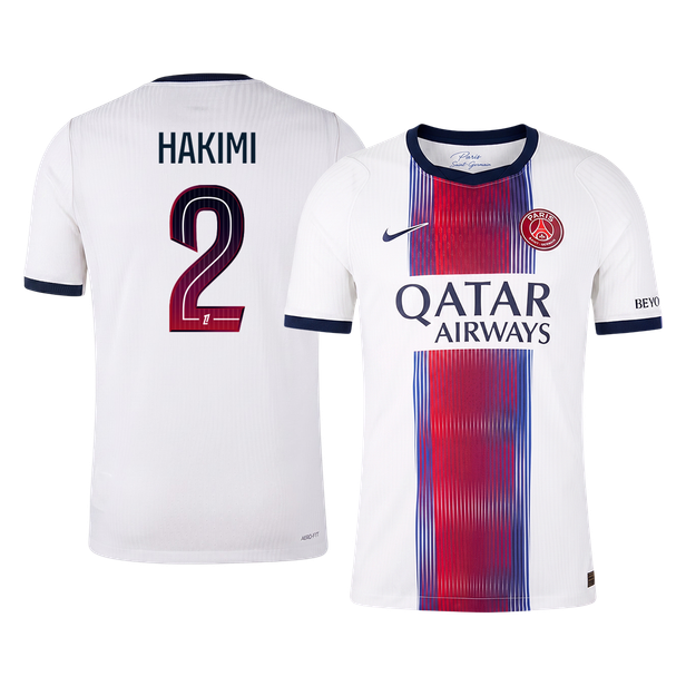 PSG Tröja HAKIMI #2 2026/27 Borta Autentisk Vit