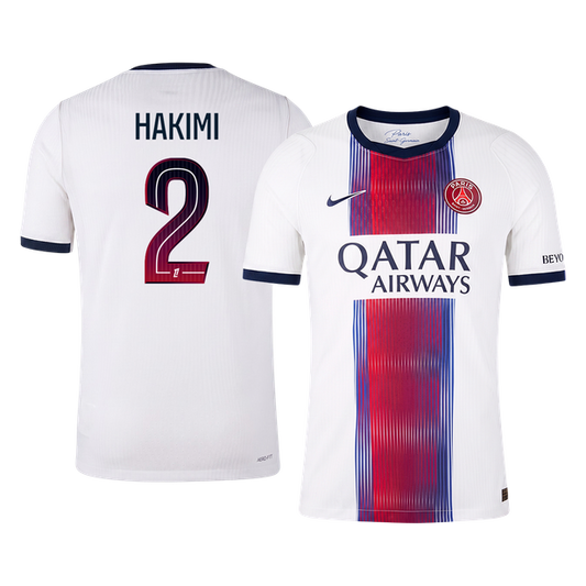 PSG Tröja HAKIMI #2 2026/27 Borta Autentisk Vit