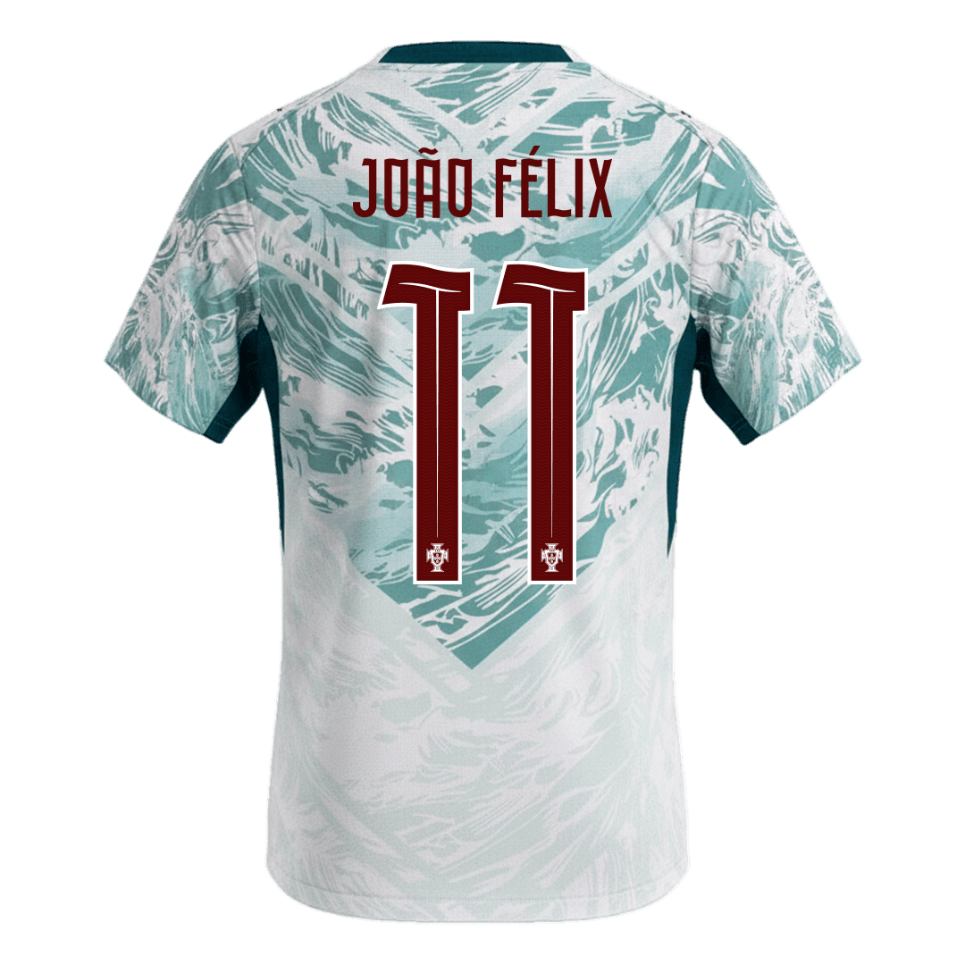 Portugal Tröja JOÃO FÉLIX #11 2026 Borta White&Green