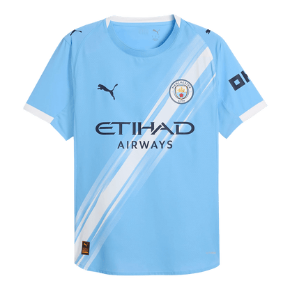 Manchester City Tröja HAALAND #9 2025/26 Hemma Blå-14
