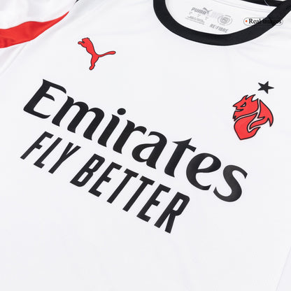 AC Milan Tröja 2025/26 Borta Långärmad Vit-6