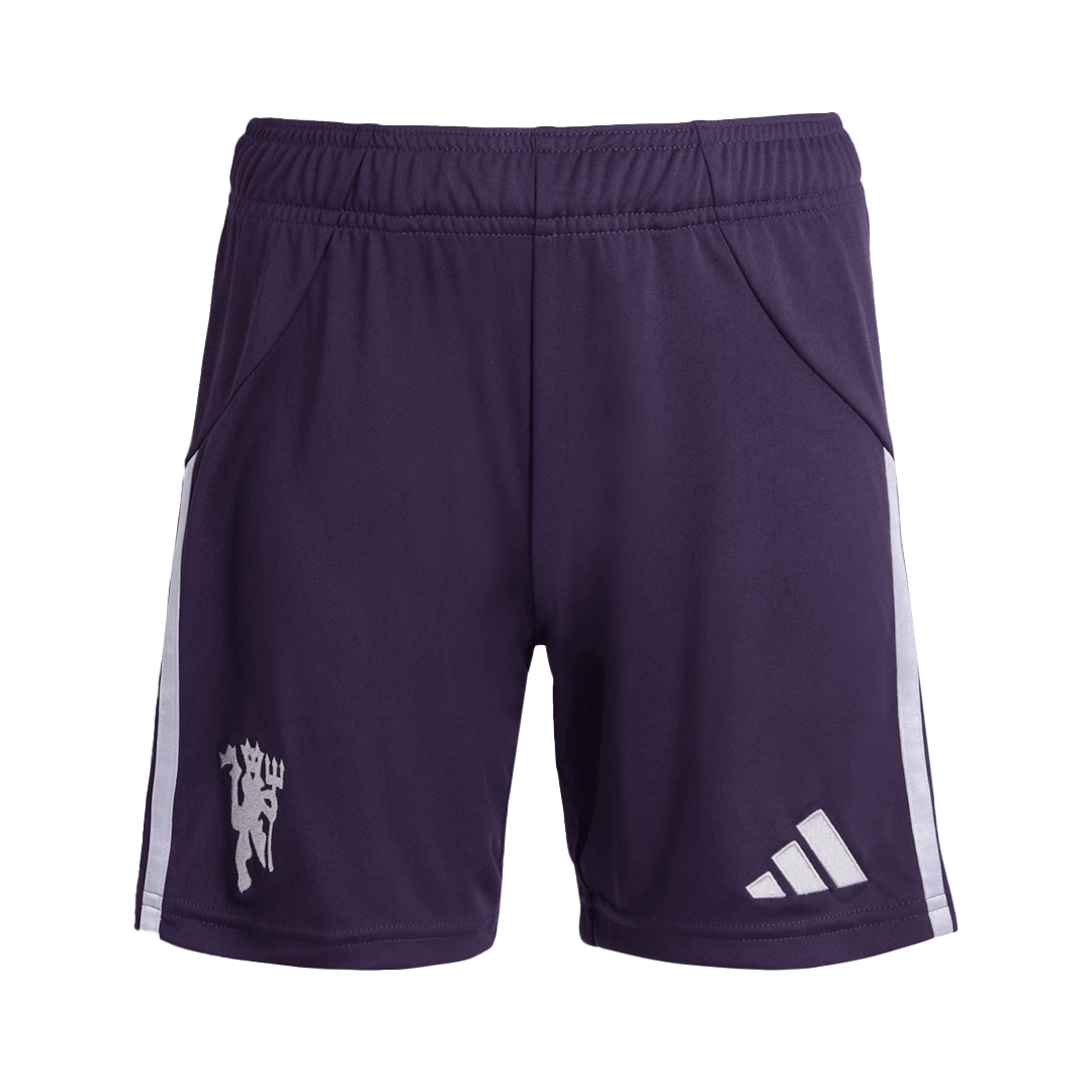 Manchester United Shorts 2025/26 Borta Lila