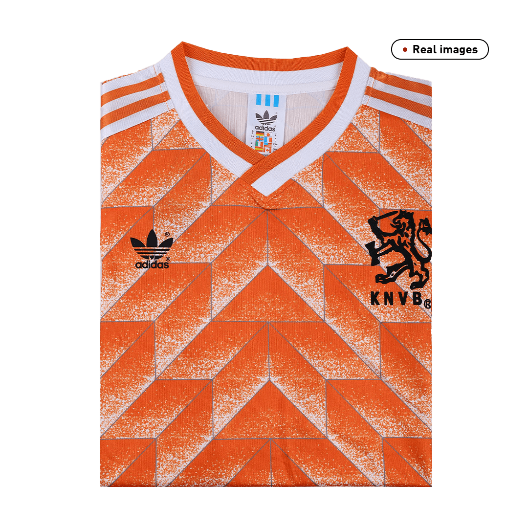 Nederländerna Hemmatröja 1988 Retro Tröja