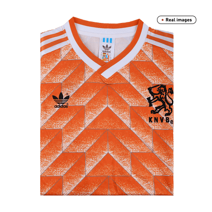 Nederländerna Hemmatröja 1988 Retro Tröja-2