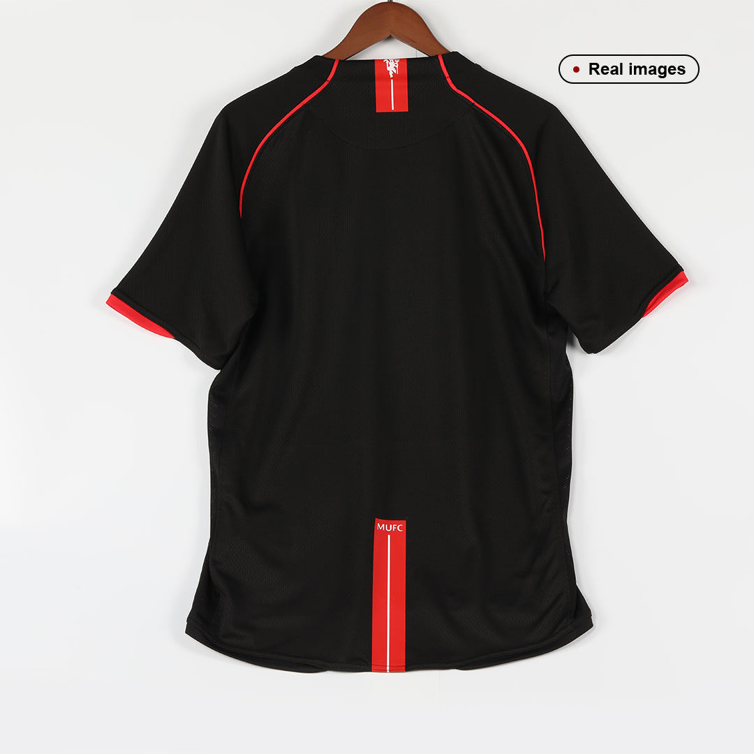 Manchester United Bortatröja 2007/08 Retro Tröja
 Svart