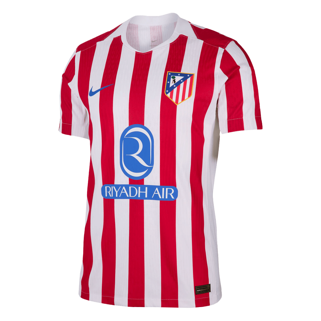 Atletico Madrid Tröja 2025/26 Hemma Autentisk Röd & Vit
