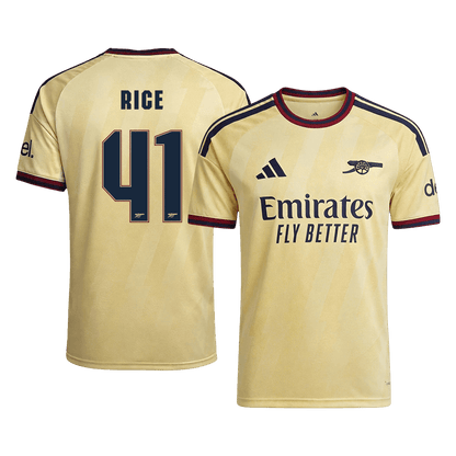 Arsenal Tröja RICE #41 2026/27 Tredje Gul - UCL