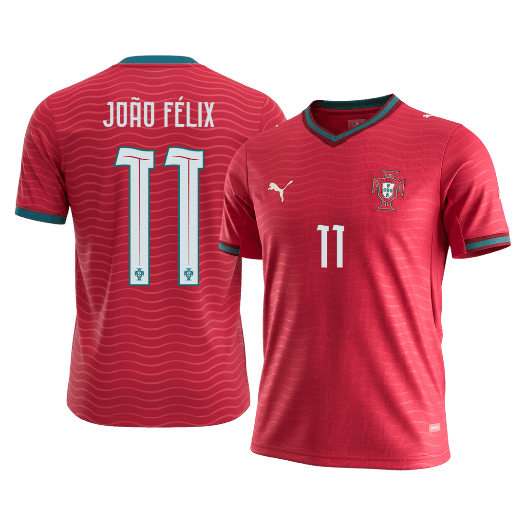 JOÃO FÉLIX #11 Portugal Tröja 2026 Hemma Premium Röd