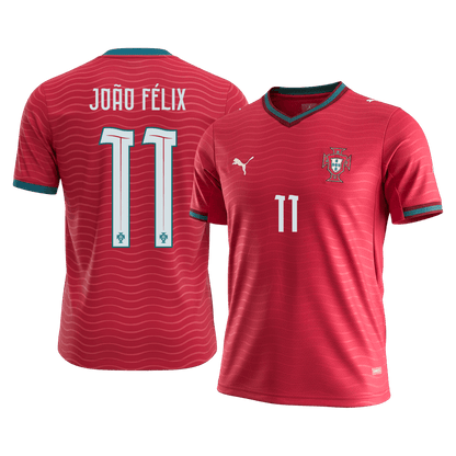 JOÃO FÉLIX #11 Portugal Tröja 2026 Hemma Premium Röd