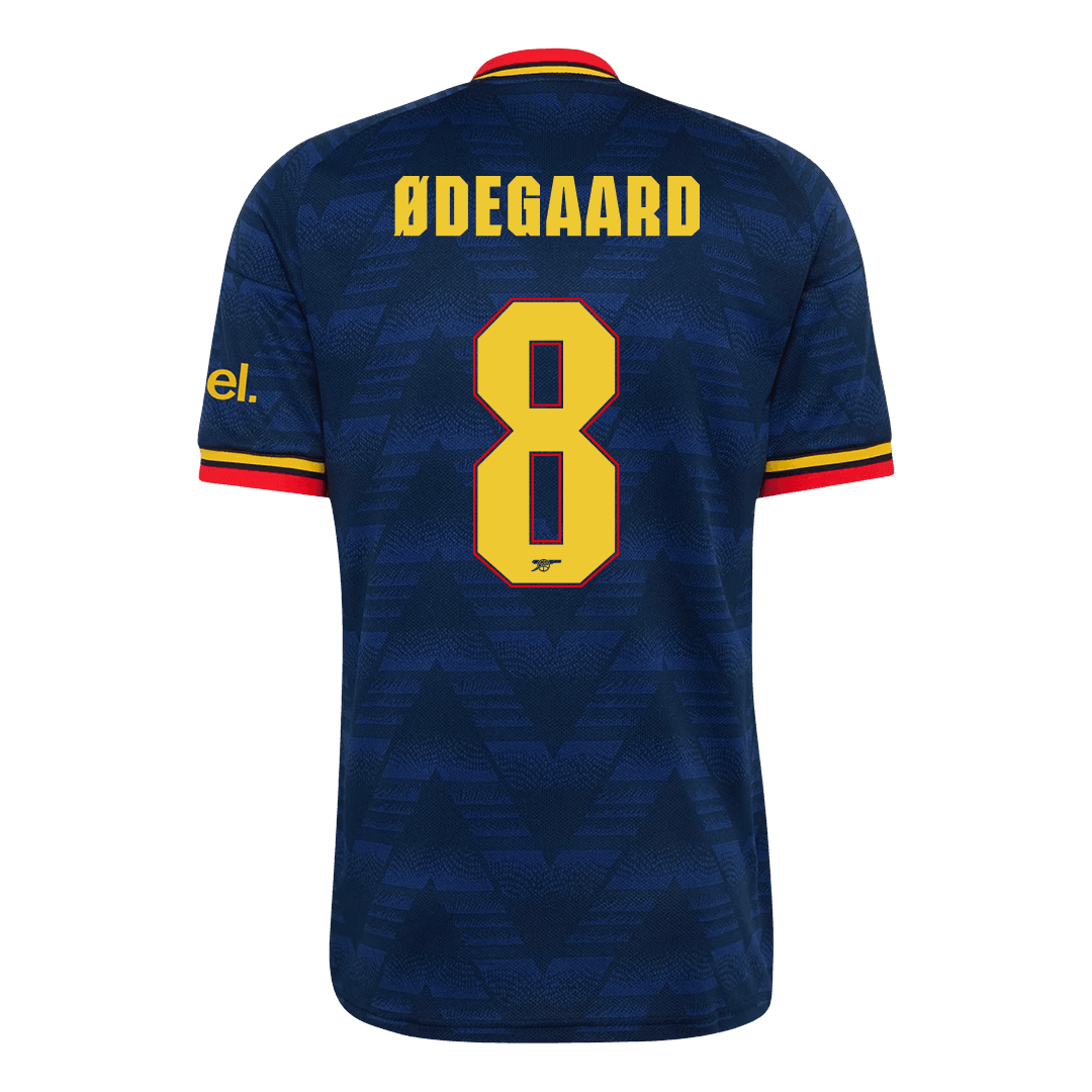 Arsenal Tröja ØDEGAARD #8 2026/27 Borta Mörkblå - UCL-9