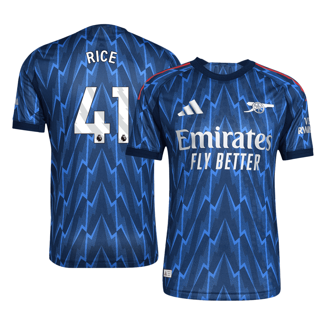 Arsenal Tröja RICE #41 2025/26 Borta Blå
