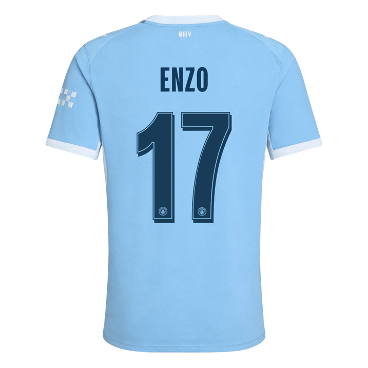 Manchester City Tröja ENZO #17 2026/27 Hemma Autentisk Blå - UCL